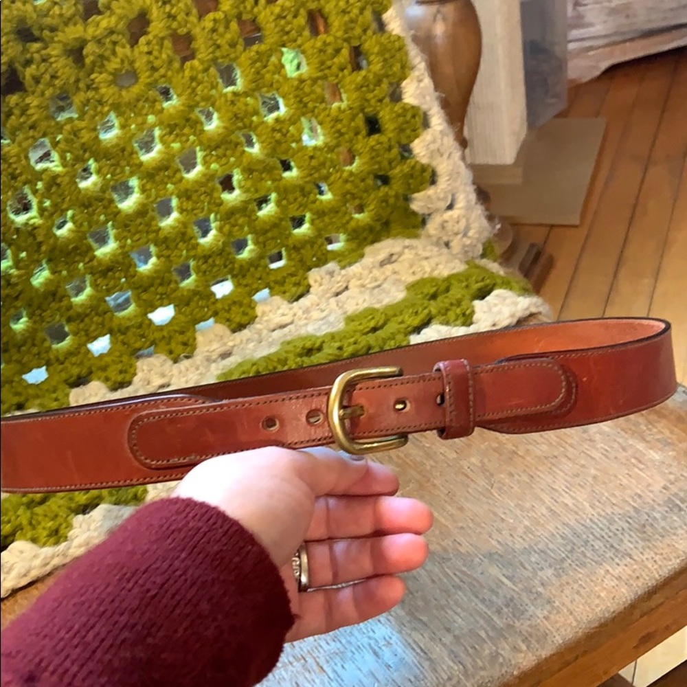 Vintage Dooney & Bourke db Leather Belt